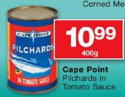 Cape Point Pilchards in Tomato Sauce-400gm