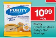 Purity Cream of Maize Baby's Soft Porridge-400gm