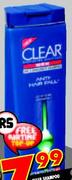 Clear Shampoo Assorted 200ml Each