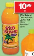 Wild Island Concentrated Dairy Fruit Blend-1L Each