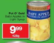 Pot O' Gold Baby Apples In Light Syrup-425G