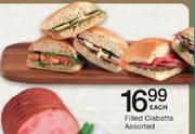 Filled Ciabatta-Each