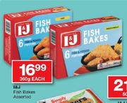 I & J Fish Bakes-360gm Each