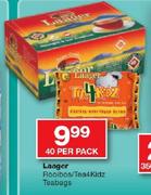 Laager Rooibos/Tea4Kidz Teabags-40 Per Pack