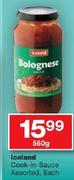 Iceland Cook-In-Sauce-560gm