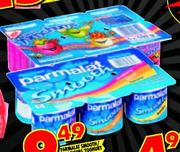 Paramalat Smooth/YumChums Yoghurt Assorted-6x100g Each
