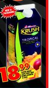 Clover Krush 100% Fruit Juice Blend Assorted-2l Each