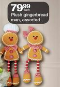 Plush Gingerbread Man-Each
