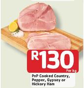 PnP Cooked Country, Pepper, Gypsey Or Hickory Ham