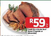 Fresh SA A Grade Beef Roast(Topside Or Silverside)