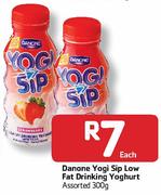 Danone Yogi Slip Low Fat Drinking Yoghurt-300g Each
