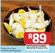 PnP Frozen Crumbed Butterfly Prawns-500gm