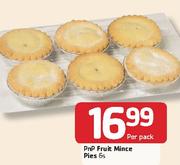 PnP Fruit Mince Pies-6's Per Pack