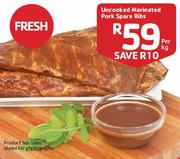 Uncooked Marinated Pork Spare Ribs-Per Kg