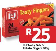 I&J Tasty Fish & Potato Fingers-600G