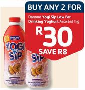 Danone Yogi Sip Low Fat Drinking Yoghurt-2 x 1kg