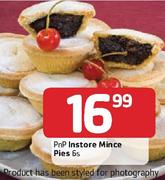 PnP Instore Mince Pies-6's