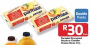 Parmalat Processed Gouda Or Cheddar Cheese Slices-400G Each