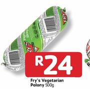 Fry's Vegetarian Polony-500G