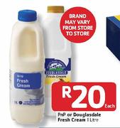 PnP Or Douglasdale Fresh Cream-1L Each