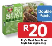 Fry's Meat Free Braai Style Sausages-380G