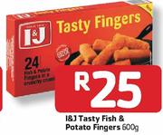 I & J Tasty Fish & Potato Fingers-600g
