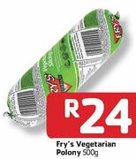 Fry's Vegetarian Polony-500G