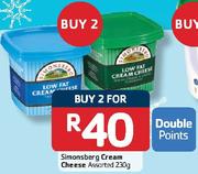 Simonsberg Cream Cheese-2x230g Each