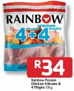 Rainbow Frozen Chicken 4 Drums & 4 Things-1.5kg Each