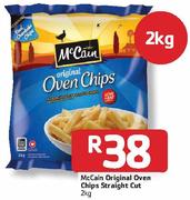 McCain Original Oven Chips Straight Cut-2kg Each
