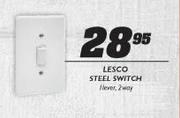 Lesco Steel Switch-1 Lever 2-Way 