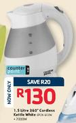 1.5L 360° Cordless Kettle White CPCK-360W