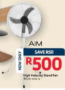 Aim High Velocity Stand Fan 45cm