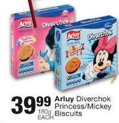 Arluy Diverchok Princess/Mickey Biscuits-180G Each