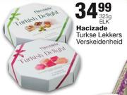 Hacizade Turkse Lekkers Verskeidenheid-325G Elk