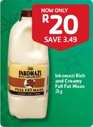 Inkomazi Rich & Creamy Full Fat Maas-2kg