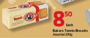 Bakers Tennis Biscuits Assorted-200g