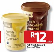 PnP Fresh Custard Assorted-500g Each