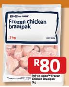 PnP No Name Frozen Chicken Braaipak-5kg