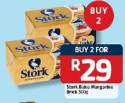 Stork Bake Margarine Brick-2x500g