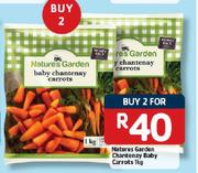 Natures Garden Chantenay Baby Carrots - 2X1Kg