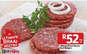 Ultimate Braai Master Beef Burgers - Per Kg