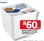 Nestle Country-Fresh Neapolitan Or Vanilla Ice-Cream-5ltr 