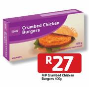 PnP Crumbed-Chicken Burgers-400g