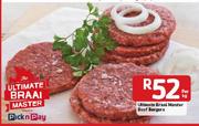 Ultimate-Braai Master Beef Burgers-Per kg