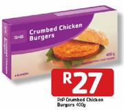 Pnp Crumbed Chicken Burgers-400g