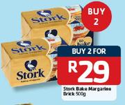 Stork Bake Margarine Brick-2X500g