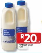 Pnp Fresh Cream-1Ltr Each