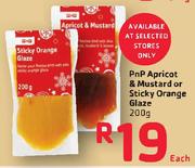 PnP Apricot & Mustard Or Sticky Orange Glaze-200g Each
