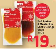 PnP Apricot & Mustard Or Sticky Orange Glaze-200g Each